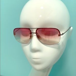 Authentic Chanel Rose Ombré Sunglasses
